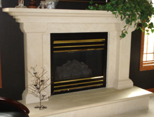 5833_Valders Buff Honed Fireplace Surround